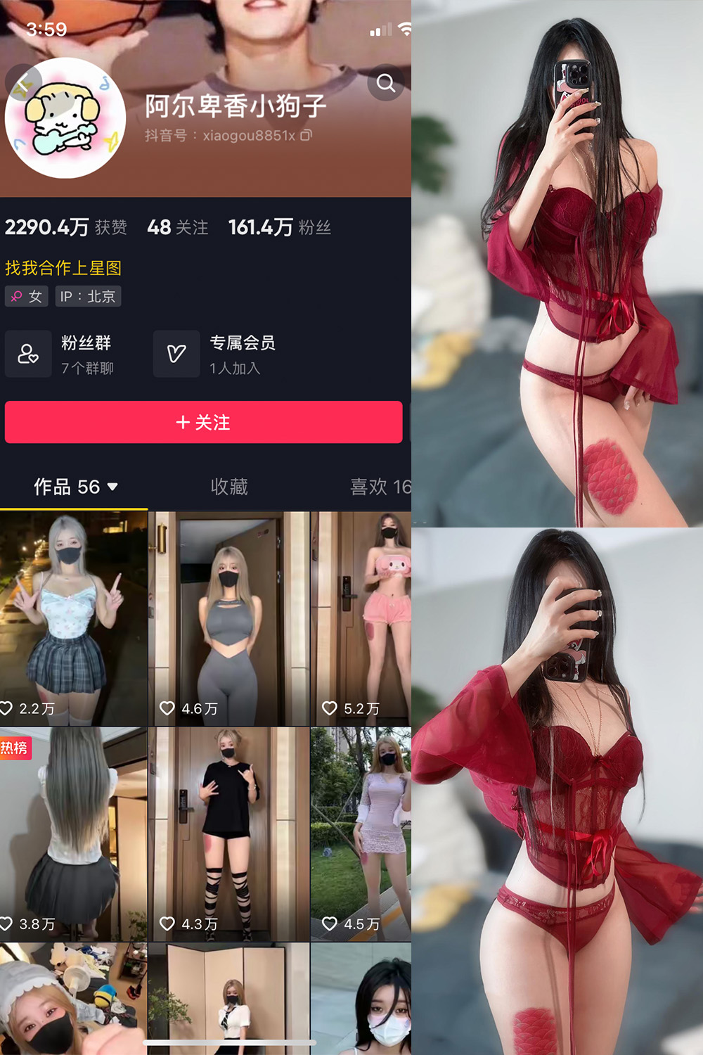 抖音 阿尔卑香小.. 微密圈-抖音快手觅圈